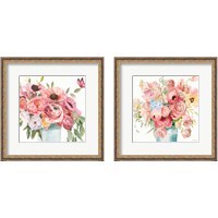 Framed Boho Bouquet 2 Piece Framed Art Print Set