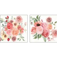 Framed Boho Bouquet 2 Piece Art Print Set