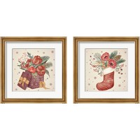 Framed Winter Blooms 2 Piece Framed Art Print Set