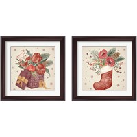 Framed Winter Blooms 2 Piece Framed Art Print Set