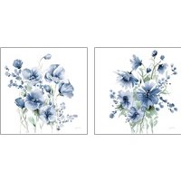 Framed 'Secret Garden Bouquet 2 Piece Art Print Set' border=