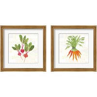 Framed 'Kitchen Garden 2 Piece Framed Art Print Set' border=