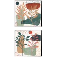 Framed Abstract Blossom 2 Piece Canvas Print Set