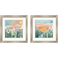 Framed Woodland Forest 2 Piece Framed Art Print Set