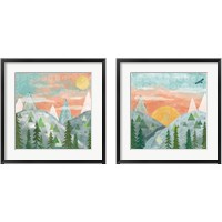 Framed Woodland Forest 2 Piece Framed Art Print Set