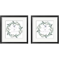Framed 'Love & Grace 2 Piece Framed Art Print Set' border=