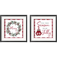 Framed Christmas 2 Piece Framed Art Print Set