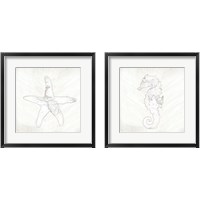 Framed 'Coastal 2 Piece Framed Art Print Set' border=