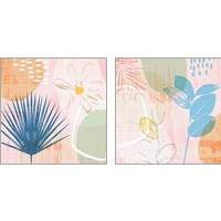 Framed 'Bohemian Garden 2 Piece Art Print Set' border=