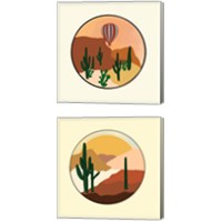 Framed 'Desert 2 Piece Canvas Print Set' border=