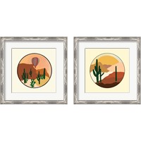 Framed 'Desert 2 Piece Framed Art Print Set' border=