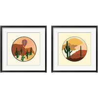 Framed 'Desert 2 Piece Framed Art Print Set' border=