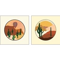 Framed 'Desert 2 Piece Art Print Set' border=
