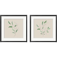 Framed Wispy Leaf 2 Piece Framed Art Print Set