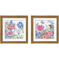 Framed Spring Flower Garden 2 Piece Framed Art Print Set