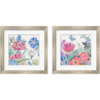 Framed Spring Flower Garden 2 Piece Framed Art Print Set
