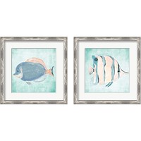 Framed 'Fish In The Sea 2 Piece Framed Art Print Set' border=