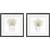 Framed 'Garden Plants 2 Piece Framed Art Print Set' border=