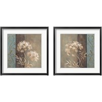 Framed Delicate Beauty in Blue 2 Piece Framed Art Print Set