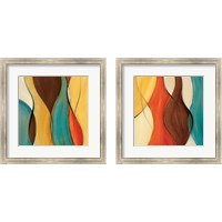 Framed 'Coalescence 2 Piece Framed Art Print Set' border=