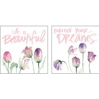 Framed Beautiful Dreams 2 Piece Art Print Set