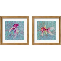 Framed Fish On Coral 2 Piece Framed Art Print Set