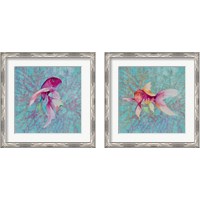 Framed Fish On Coral 2 Piece Framed Art Print Set