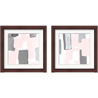 Framed 'Soft Mergence 2 Piece Framed Art Print Set' border=