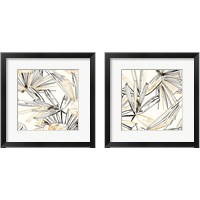 Framed 'Selva Black And Gold Sketch 2 Piece Framed Art Print Set' border=