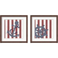 Framed 'American Coastal 2 Piece Framed Art Print Set' border=