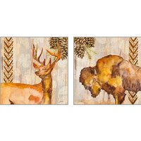 Framed 'Nature Trails 2 Piece Art Print Set' border=