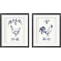 Framed Summer Chickens 2 Piece Framed Art Print Set