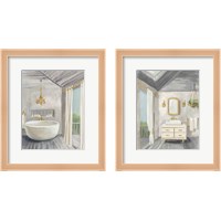 Framed Attic Bathroom 2 Piece Framed Art Print Set