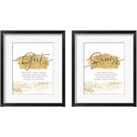 Framed Word Definitions 2 Piece Framed Art Print Set