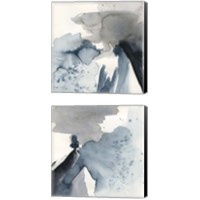 Framed 'Winter Current 2 Piece Canvas Print Set' border=