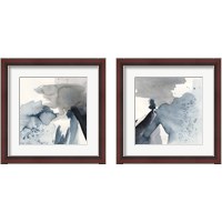 Framed 'Winter Current 2 Piece Framed Art Print Set' border=