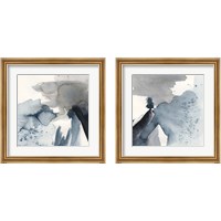 Framed 'Winter Current 2 Piece Framed Art Print Set' border=