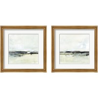 Framed 'Sage Skies 2 Piece Framed Art Print Set' border=