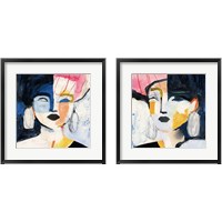 Framed 'Sorella 2 Piece Framed Art Print Set' border=