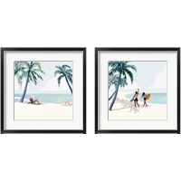 Framed Palm Tree Paradise 2 Piece Framed Art Print Set