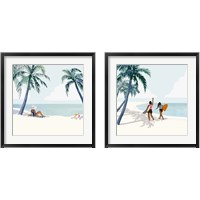 Framed Palm Tree Paradise 2 Piece Framed Art Print Set