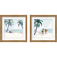 Framed Palm Tree Paradise 2 Piece Framed Art Print Set