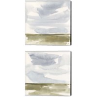Framed 'Open Field Sketch 2 Piece Canvas Print Set' border=