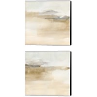 Framed 'Cinnamon Shores 2 Piece Canvas Print Set' border=