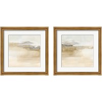 Framed 'Cinnamon Shores 2 Piece Framed Art Print Set' border=