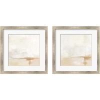 Framed 'Smudged Horizon 2 Piece Framed Art Print Set' border=