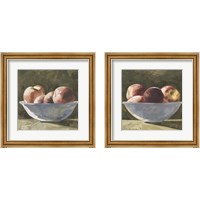Framed Bowl of Peaches 2 Piece Framed Art Print Set