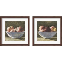 Framed Bowl of Peaches 2 Piece Framed Art Print Set