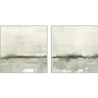 Framed 'Winter Reflections 2 Piece Art Print Set' border=