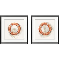 Framed Nautical Safety 2 Piece Framed Art Print Set